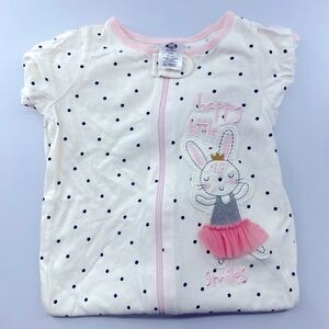 5 for $25 Bundle ⭐️ Gerber Baby Girl Footies 6-9 Months with Ballerina 3D Tutu